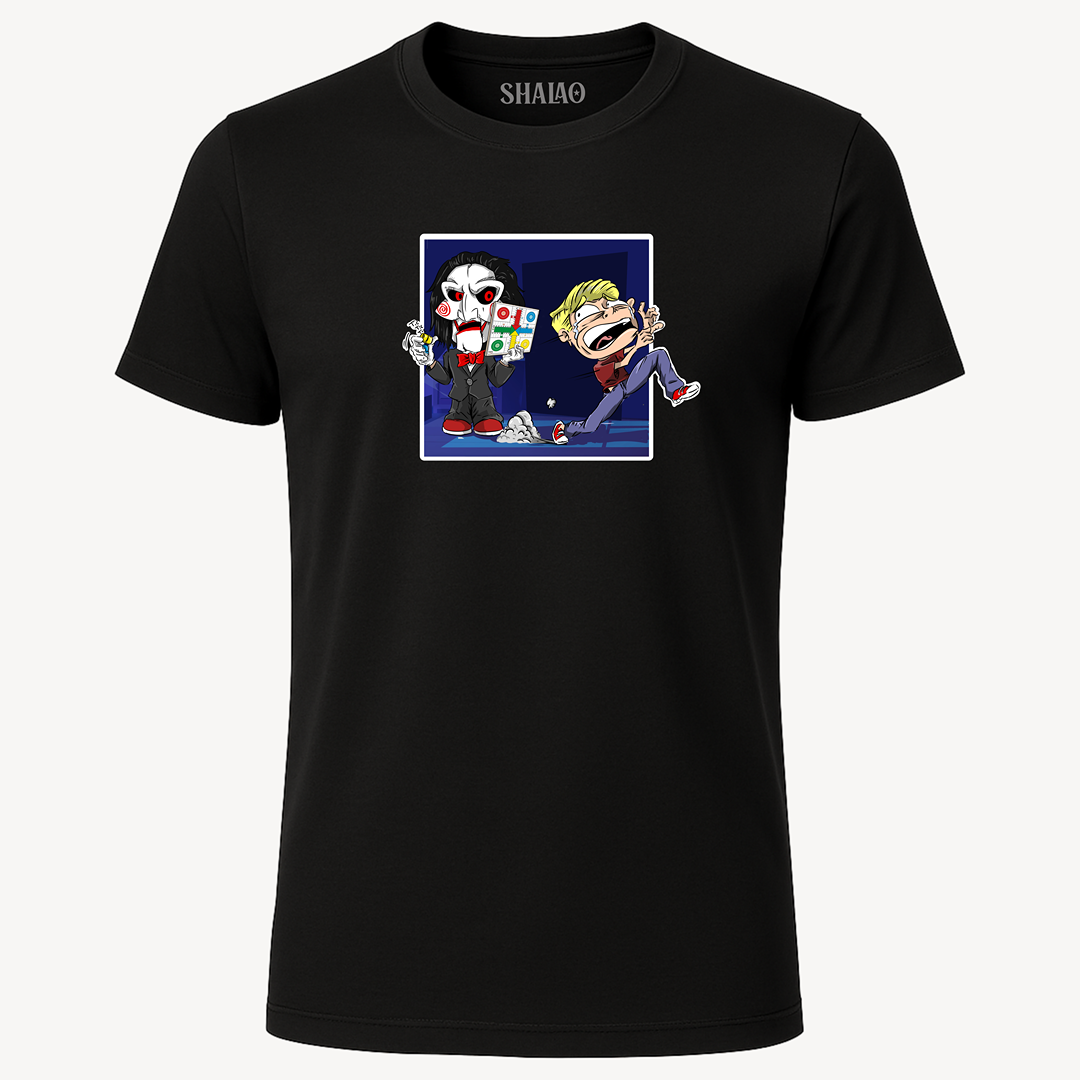 Camiseta "Juega con Jigsaw"