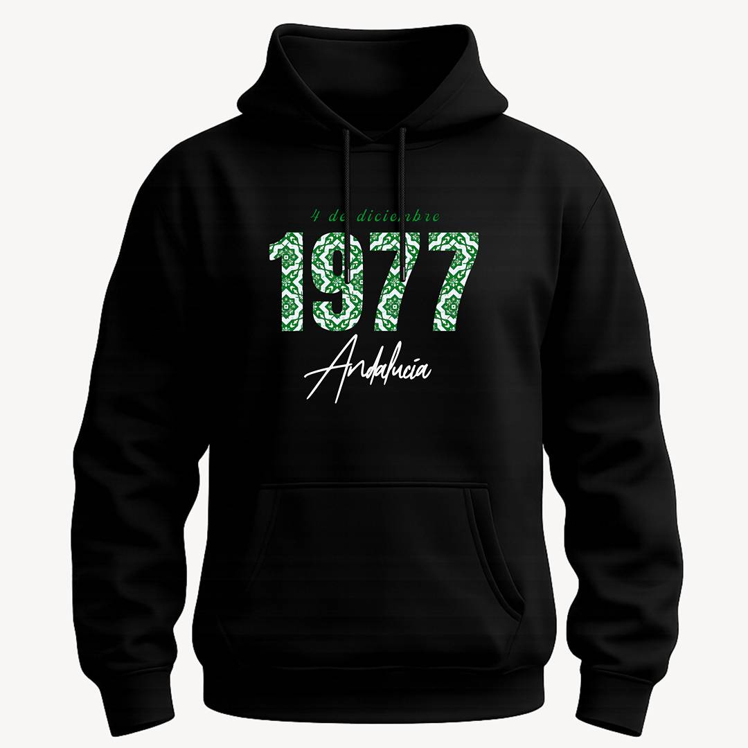 Sudadera “4 de diciembre 1977 – Andalucía”