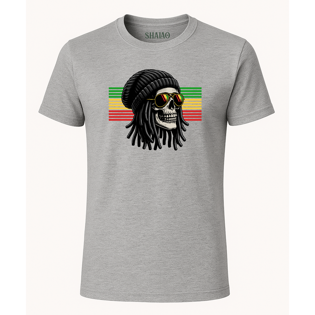 Camiseta "Calavera Bob Marley"