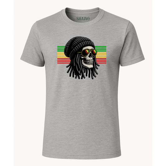 Camiseta "Calavera Bob Marley"